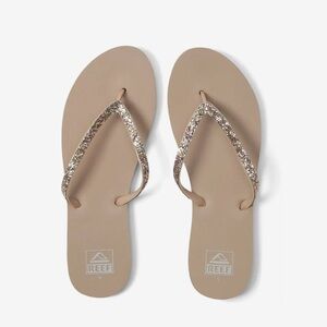 Reef Tan Glitter Flip Flops ✨🌴✨